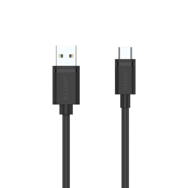 Picture of 2.0m USB 3.0 USB-A Male To USB-C Cable. Reversible USB-C. Supports Data Transfer