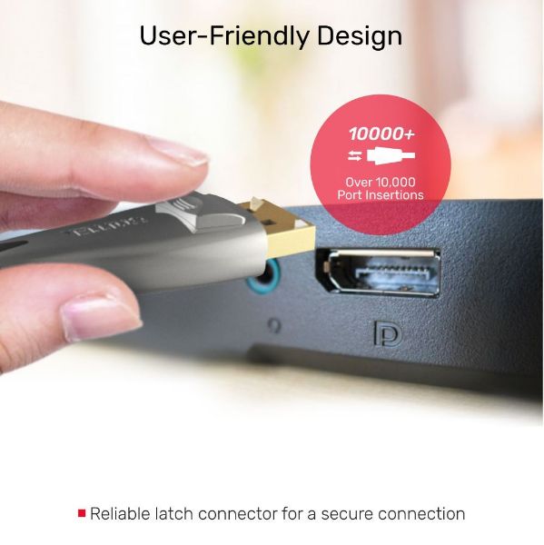 Picture of UNITEK 1.5m DisplayPort V1.4 Cable (FUHD) Supports up to 8K Max Res 7680x4320@60Hz.