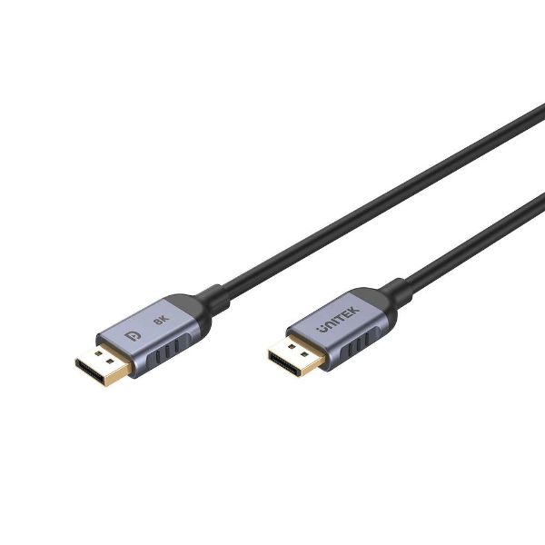Picture of 2m 8K DisplayPort V1.4 (UHD) Cable. Max Res 8K@60Hz. p to 204Hz Refresh Rate