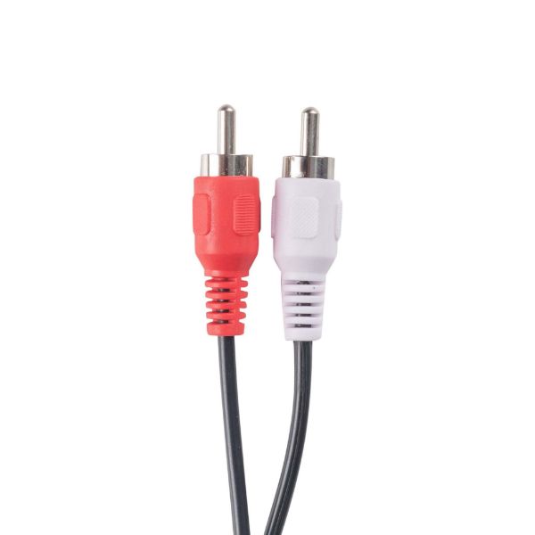 Picture of 2m RCA Audio Cable 2 RCA to 2 RCA Plugs 30AWG Red White