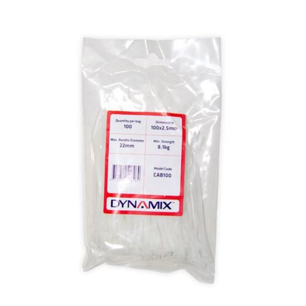 Picture of 100mm x 2.5mm Cable Tie (Packs of 100)