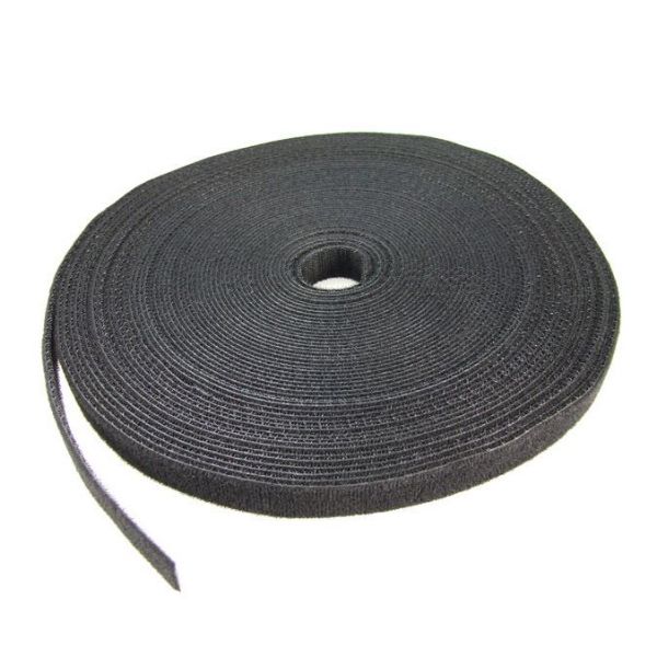 Picture of Hook & Loop Roll 20m x 25mm dual sided BLACK colour