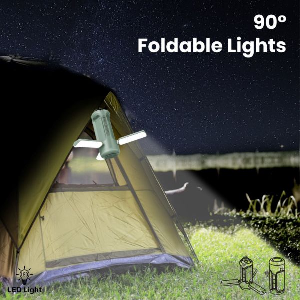 Picture of 4-in-1 Portable Camping Kit LED Light 6000mAh Power Bank LED Torch & 5W Speaker