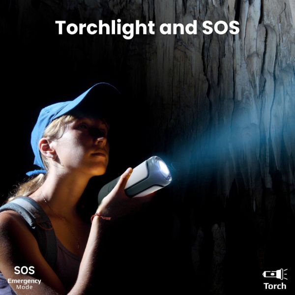 Picture of 4-in-1 Portable Camping Kit LED Light 6000mAh Power Bank LED Torch & 5W Speaker