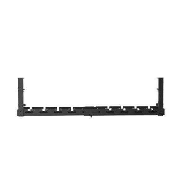 Picture of Extendable Clamp-On Under Desk Cable Management Tray Clamp Mounting. 433-728mm
