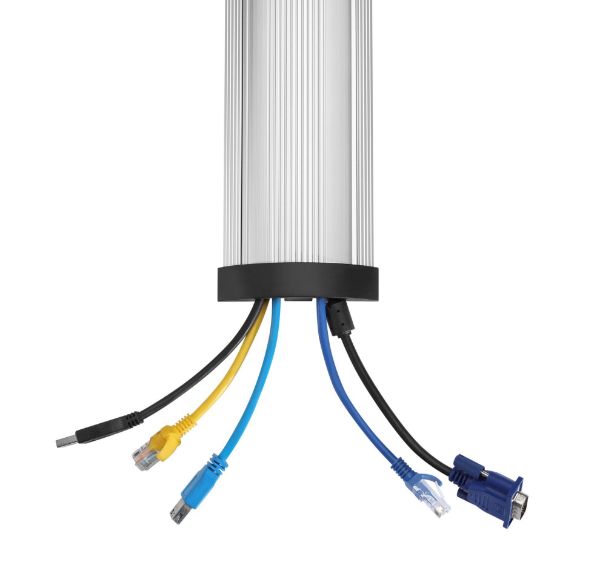 Picture of 2-Channel 1604X92mm Slim Aluminium Floor Cable Cover Flexible Lid Design