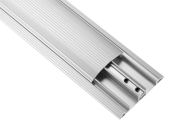 Picture of 2-Channel 1604X92mm Slim Aluminium Floor Cable Cover Flexible Lid Design