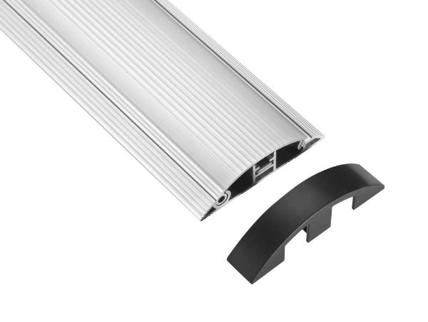 Picture of 2-Channel 1604X92mm Slim Aluminium Floor Cable Cover Flexible Lid Design