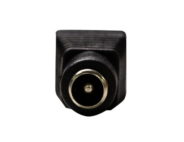 Picture of DC Jack Female Adaptor Polarity Marked on Connector