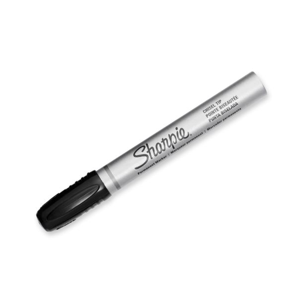 Picture of Metal Perm Marker w/ Durable Chisel Tip. Tough Durable