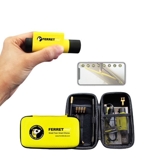 Picture of Pro - Multipurpose Wireless Inspection Camera & Pulling Tool Kit. 720p HD Streaming.