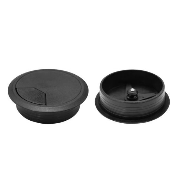 Picture of 60mm Round Desk Grommet Black