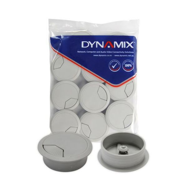 Picture of 60mm Round Desk Grommet Grey Pack of 10