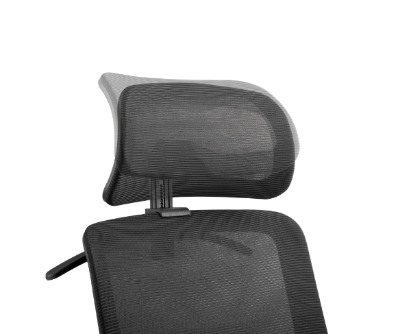 Picture of Office Chair w/ Headrest. Ergonomic & Breathable Mesh Pneumatic Seat-Height Adjust