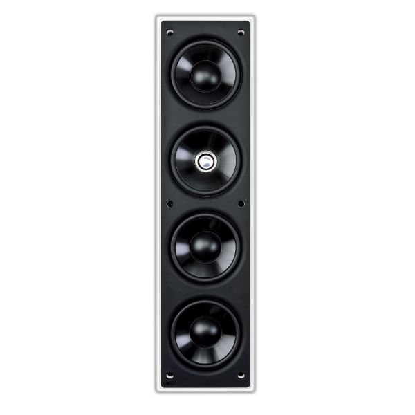 Picture of THX Rectangle In Wall Speaker w/ 3x 4'' (LF) 1x 4'' (MF) 1x 75'' (HF) Drivers. Ultra thin