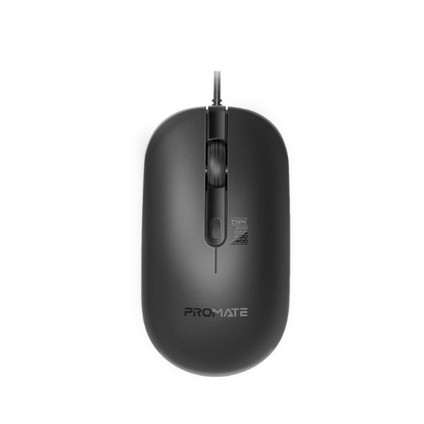 Picture of 4-Button Wired Optical Mouse w/ 2400dpi. MaxComfort Adjustable DPI