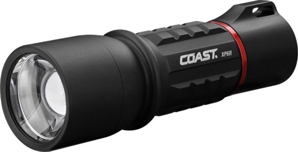 Picture of LED Dual-Power Recharge Torch with Slide Focus. 400 Lu IP54 Water & Dust Resistant 18