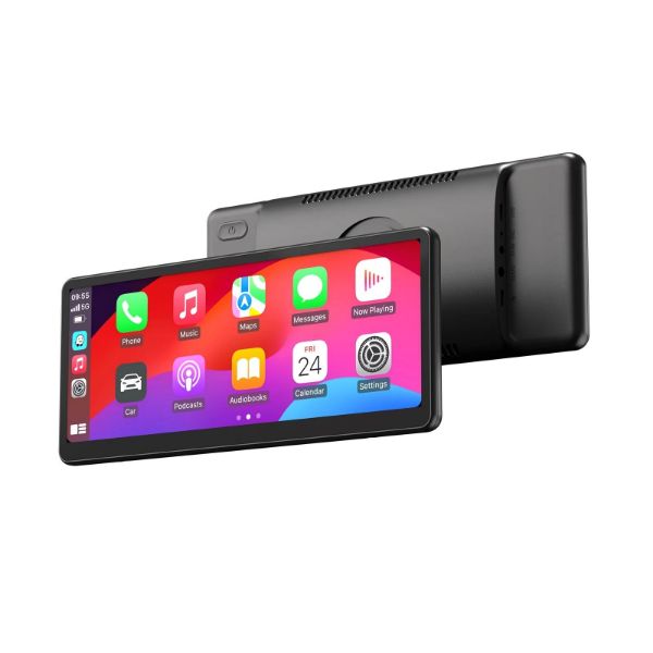 Picture of 8.9 Inch Portable Wireless Carplay & &roid Auto HD 60FPS Touchscreen Buit-in 1W Speaker
