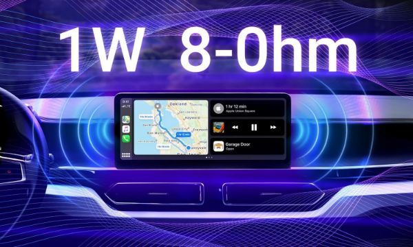 Picture of 8.9 Inch Portable Wireless Carplay & &roid Auto HD 60FPS Touchscreen Buit-in 1W Speaker
