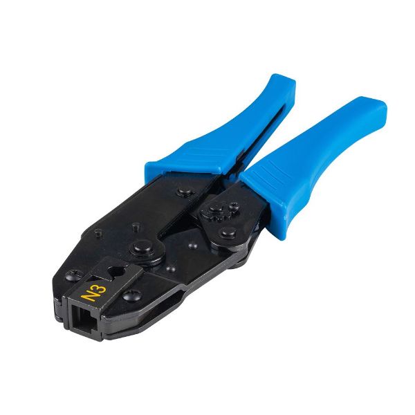 Picture of RJ-45C6SR23x Crimp Tool to Terminate Cat6/6A Solid Shielded Round Modular Plugs