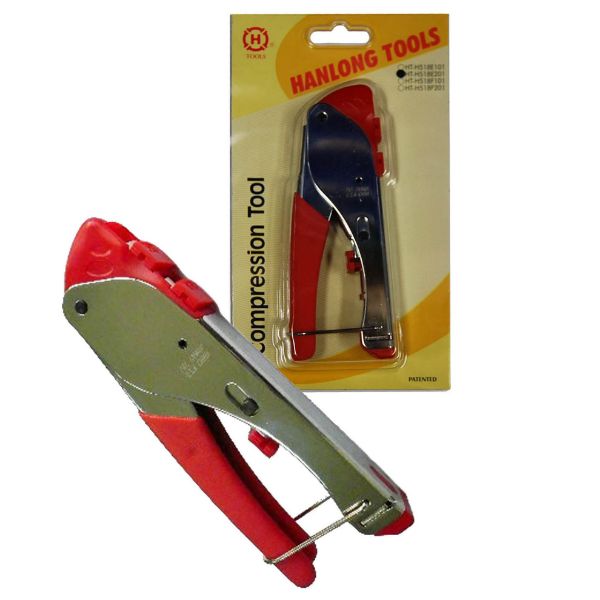 Picture of Compression Crimp Tool for RG59/RG6 F/BNC & RCA
