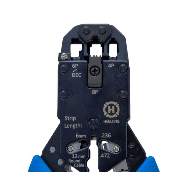 Picture of RJ45/RJ12/RJ11R RJ14/DEC Modular Crimping Tool Professional Series Includes