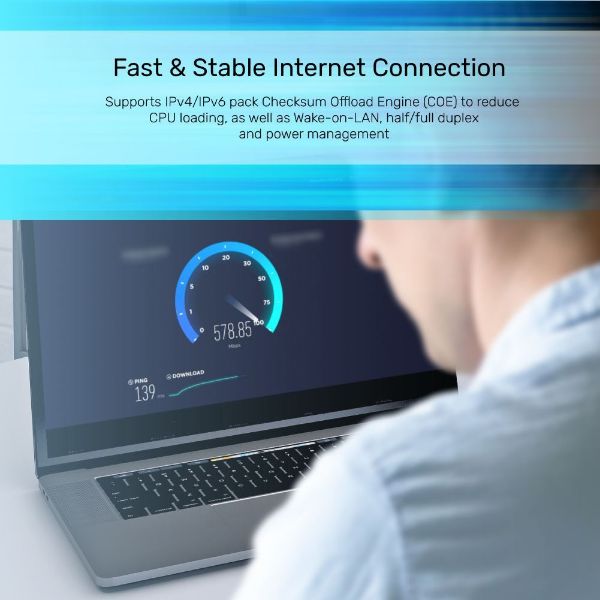 Picture of 8-in-1 Multi-Port Hub w/ USB-C Connector. PD100W & Includes 2x USB-A