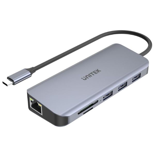 Picture of 9-in-1 USB 3.1 Multi-Port Hub w/ USB-C Connector. Includes 1x HDMI Port 1x VGA