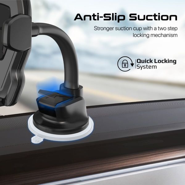 Picture of UniverSmartphone Mount w/ Flexible Gooseneck. Includes Anti-Slip Suction Pad