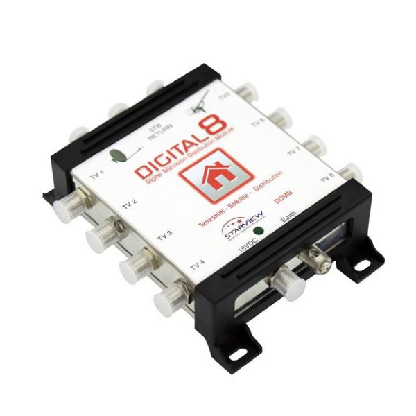 Picture of Digital 8-Way Multi-switch Distribution Amplifier. Satellite & Terrestrial
