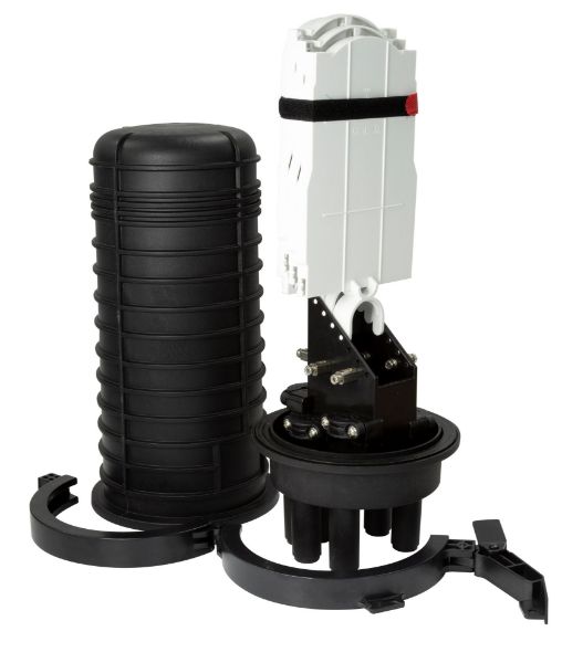 Picture of Outdoor IP68 Fibre Dome Enclosure Holds up to 48 Fibres (2 Trays x 24 Ports)