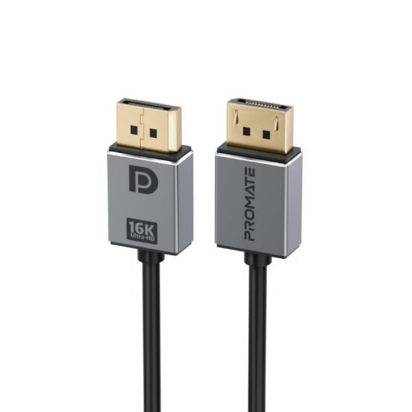Picture of 2m 2.0 DisplayPort Cable. Supports HD up to 16K@60Hz Supports 80Gbps Data Transfer