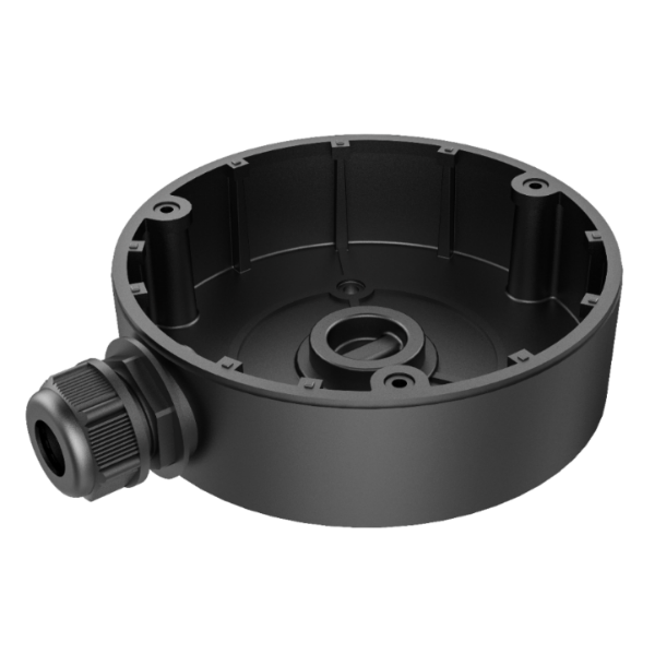 Picture of Junction Box Designed for Dome Camera. Aluminum Alloy. Black Colour