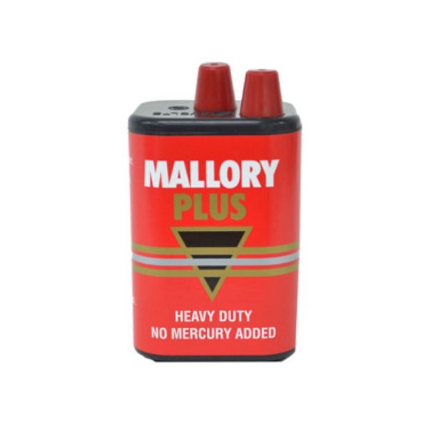 Picture of Mallory 6V Battery. MN908 4LR25X
