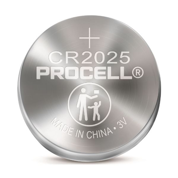 Picture of Lithium CR2025 Coin Battery Box of 20 (4x Strips of 5)