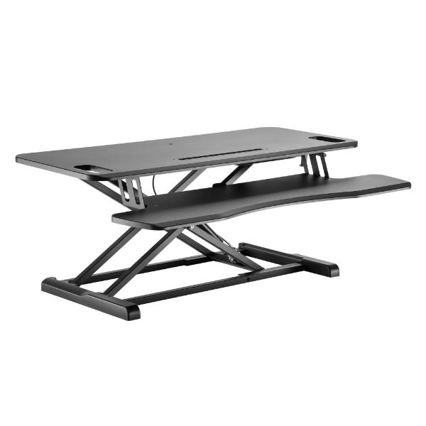 Picture of Gas-Spring Scissor Lift Desktop Sit-Stand Workstation Height Adjustable 110-505mm