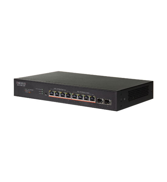Picture of 10 Port Lite L2 Smart Gigabit Web Managed PoE Switch w/ 8 PoE Ports (90W) & 2 SFP