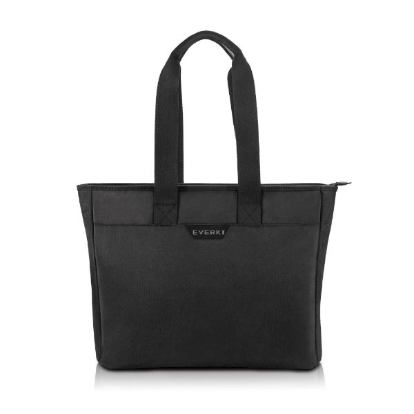 Picture of Business Slim Tote Bag w/ Padded Pocket. Fits up to 15.6 Laptops. Trolley Handle Pass