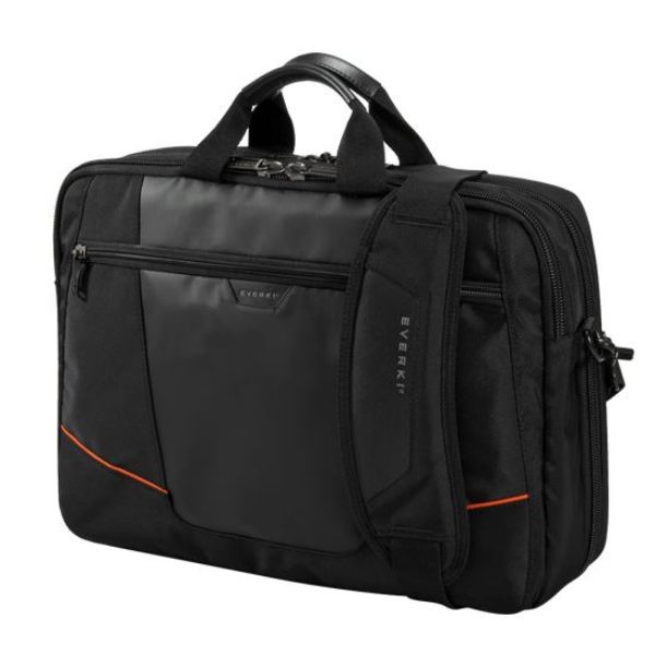 Picture of Flight Laptop Briefcase 16'' Checkpoint friendly design Felt-lined iPad/tablet pocket