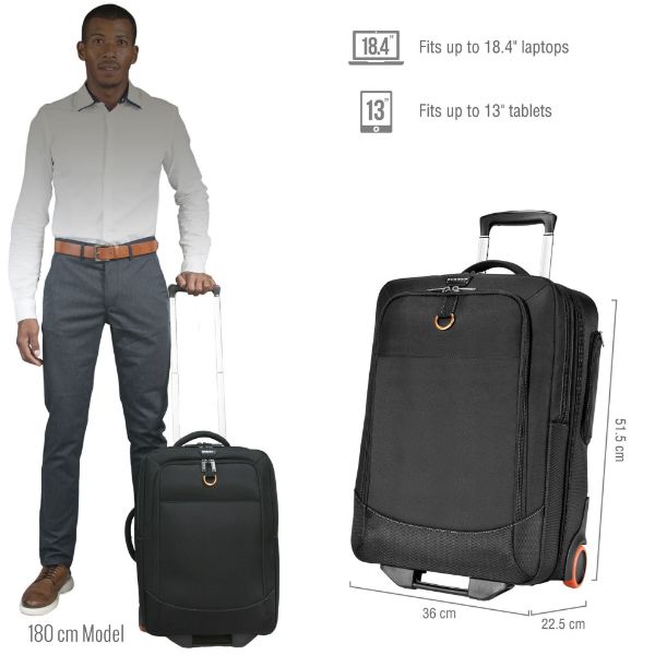 Picture of Wheeled 420 Laptop Trolley Bag. Designed to Fit 15''/18.4 Notebooks.