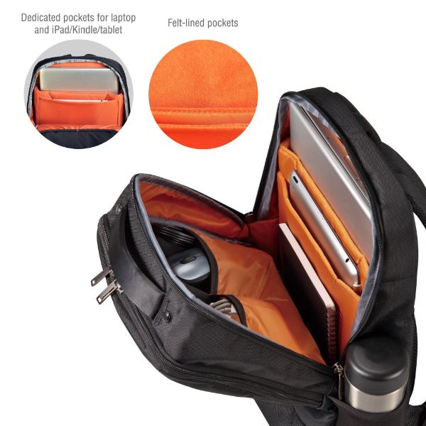 Picture of Studio Slim Laptop Backpack up to 14.1''/MacBook Pro 15. Integrated Laptop Corner Guard