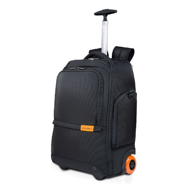 Picture of Wheeled Laptop Backpack w/ Replaceable Wheels. 11''-16'' Stowable Handle & Shoulder