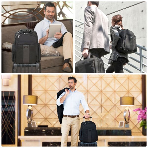 Picture of Versa 2 Premium Travel Friendly 15'' Laptop Backpack. Patented corner-guard protect