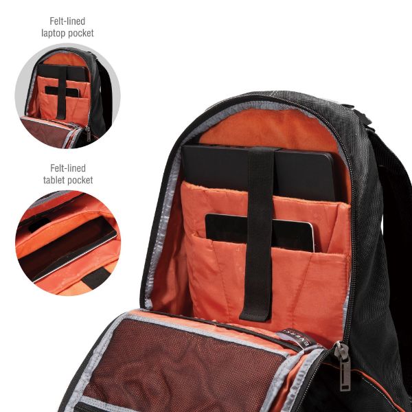 Picture of Glide Laptop Backpack 17.3'' Integrated corner-guard Shoulder strap stash pocket