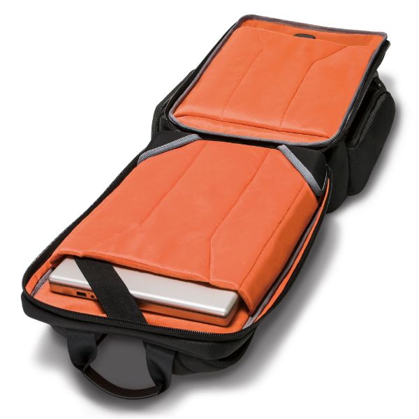 Picture of Onyx Black Laptop Backpack Up to 17.3''. Travel Friendly Hard-Shell Quick-Access