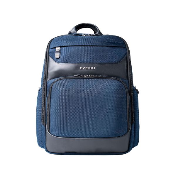 Picture of Onyx Navy Laptop Backpack. Up to 17.3''. Travel Friendly Hard-Shell