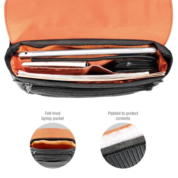 Picture of Venue XL RFID Mini Messenger fits iPad Pro 12'' Surface Pro MacBook.