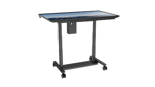 Picture of Tiltable Height Adjustable Motorised Mobile Trolley Stand.
