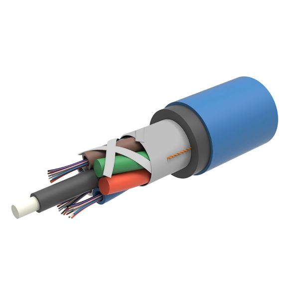 Picture of OM4 6 Core Multimode Loose Tube Direct Bury Outdoor Fibre Cable Roll Cut & Measure