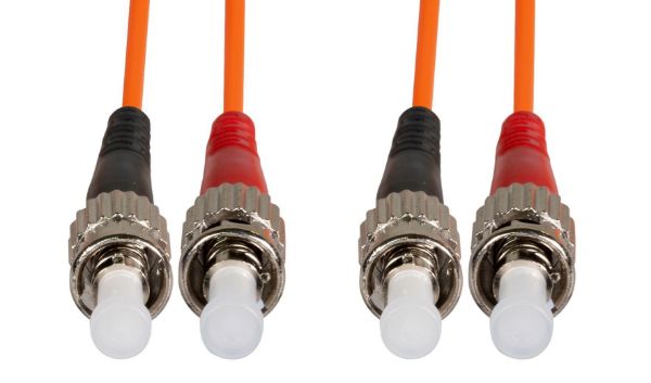 Picture of 62.5u ST/ST OM1 Fibre Lead Duplex Multimode Orange LSZH Jacket